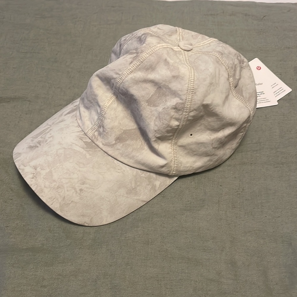 NWT lululemon baller hat *soft* white opal mukti